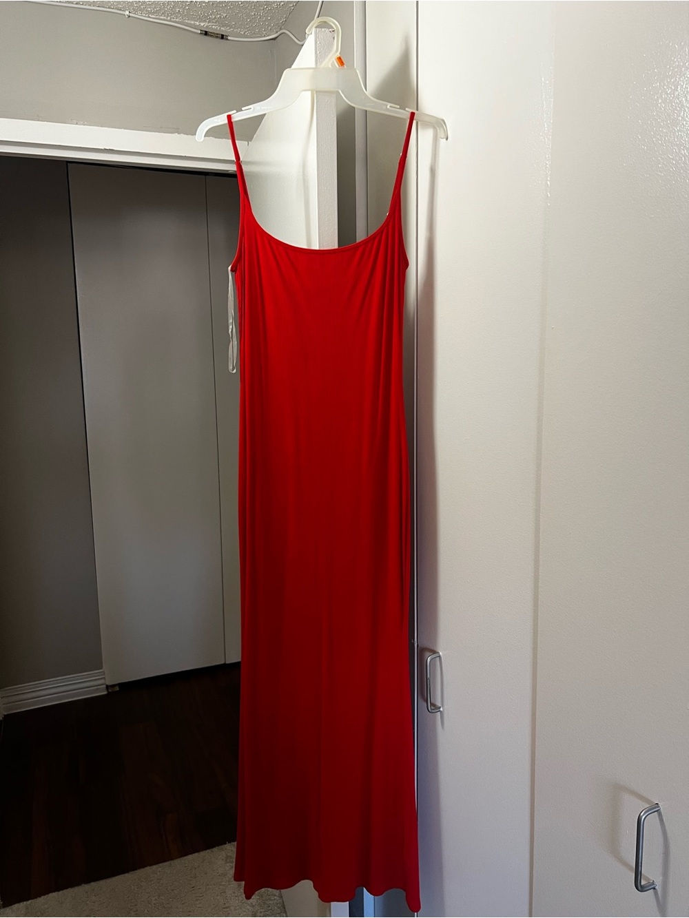 wild fable Red Slip Maxi Dress with Thin Straps
